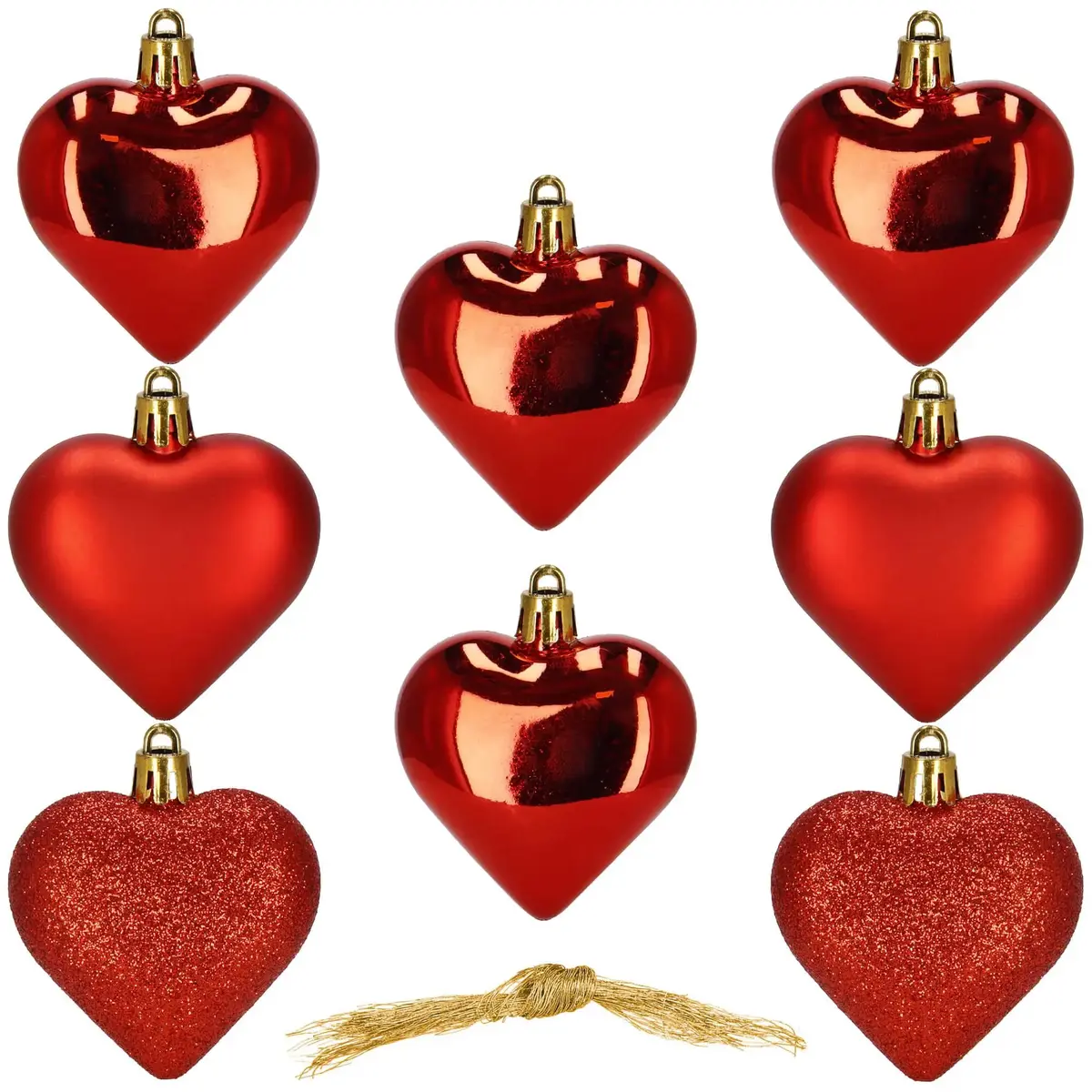 Springos CA1156 Christmas Tree Decoration Set - 8 Pieces Photo 4