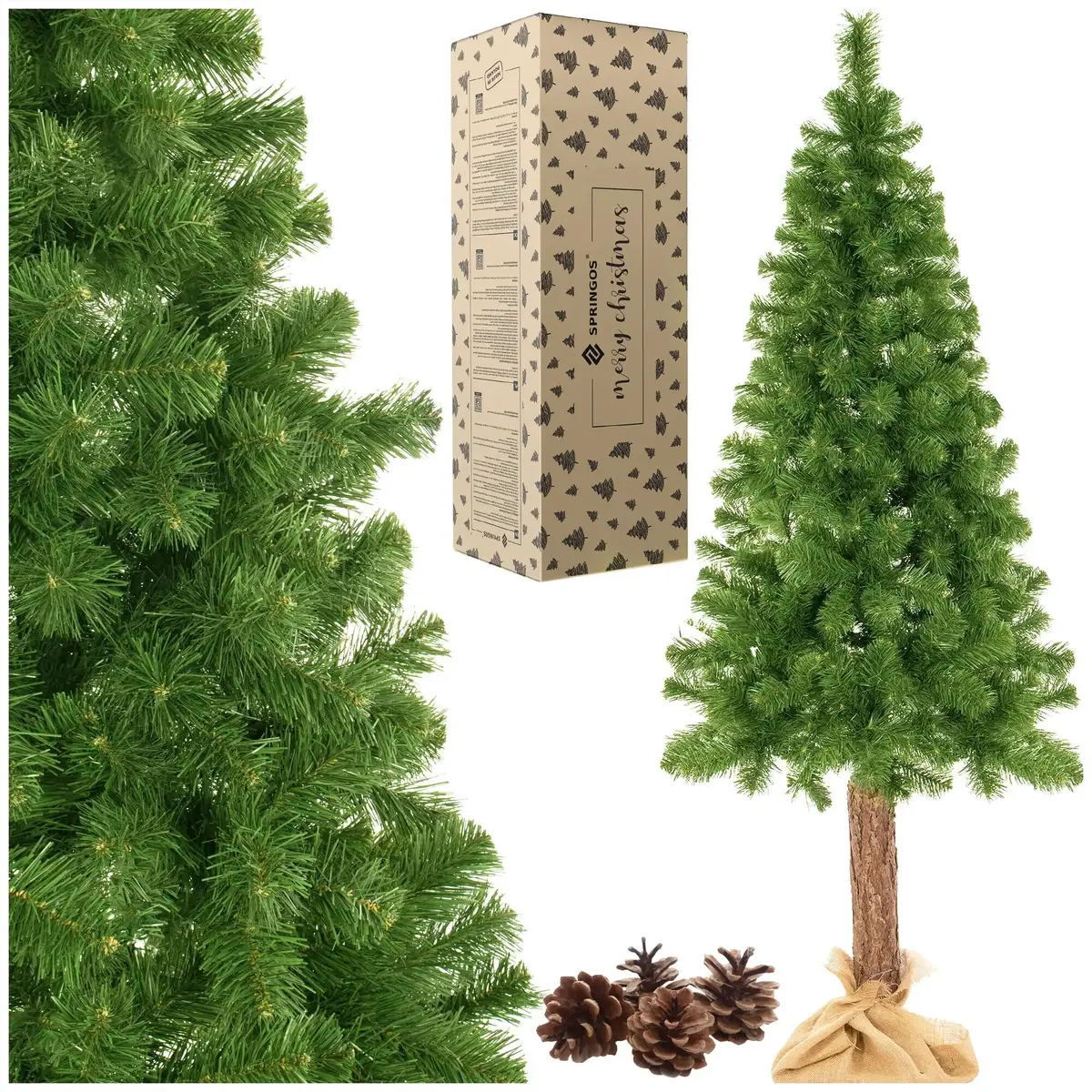 Springos CT0263 Artificial Fir Christmas Tree 180 cm Photo 9