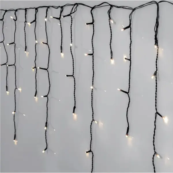 LED outdoor icicle garland Star Trading Icicle Crispy Photo 2
