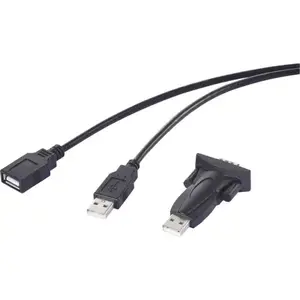 USB 2.0 to RS232 Serial Adapter Renkforce RF-6801264 — 1x RS232 connector
