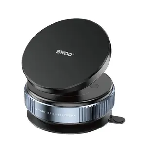 Car holder BWOO ZJ138 vacuum adsorption magnetic mount for smartphones (dashboard/windshield)
