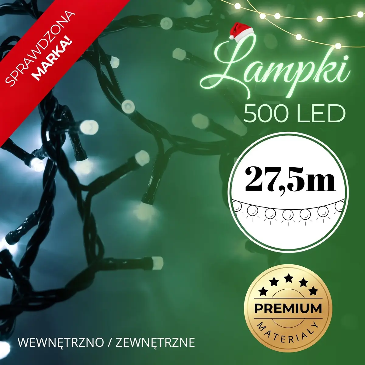 String Lights Springos CL0547 — 500 LEDs Photo 10
