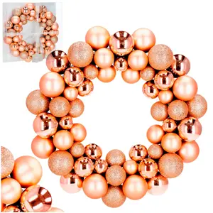 Springos CA1388 Christmas Wreath, 34 cm Decorative Holiday Wreath