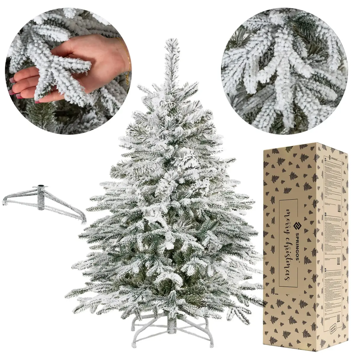 Springos CT0222 LUX Artificial Christmas Tree 120 cm Photo 3