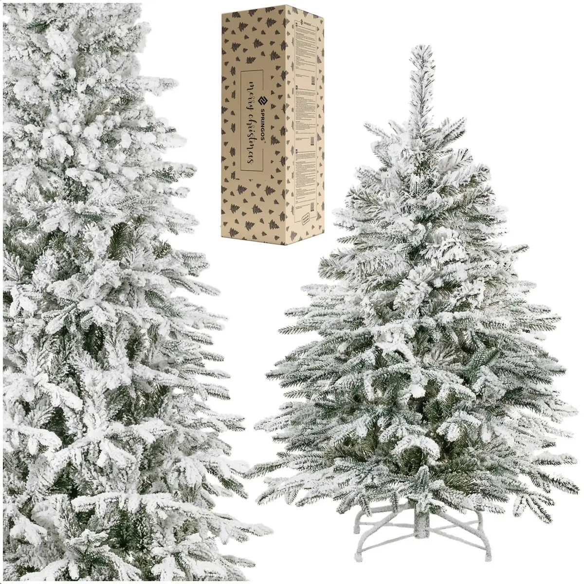 Springos CT0222 LUX Artificial Christmas Tree 120 cm Photo 4