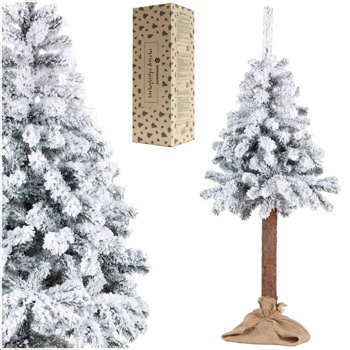 Искусственная ель Springos CT0201 на стволе 160 см Photo 5