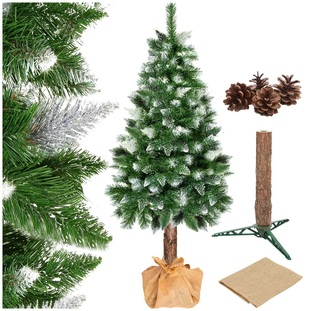 Springos CT0262 Diamond Artificial Christmas Tree 220 cm Photo 4