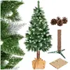 Springos CT0262 Diamond Artificial Christmas Tree 220 cm Photo 4