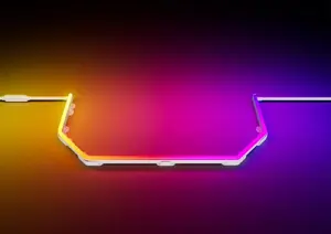 LED strip HYTE Noodle LN70 ARGB White — addressable ARGB lighting strip for PC cases and ambient lighting