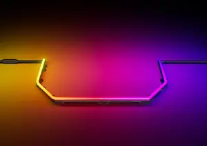 LED strip HYTE Noodle LN70 ARGB 70 cm, Black