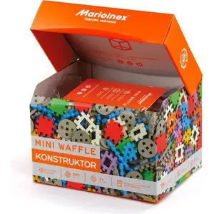Конструктор Marioinex Building Blocks Waffle Mini 500 шт — набор пластиковых соединяемых элементов