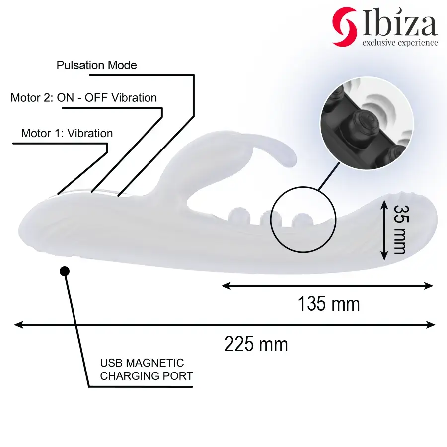 Вибратор «кролик» IBIZA TECHNOLOGY D-244424 Photo 4