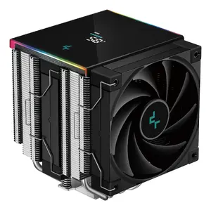 DeepCool AK620 Digital SE procesora gaisa dzesētājs ar diviem 120mm ventilatoriem, melnbalts