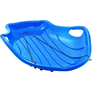 Санки Prosperplast Sanki Shell Big blue ISDM BLUE — пластиковые санки для снега, одноместные, лёгкие