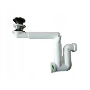 Siphon with integrated plug CERSANIT AZAI1000343007 space-saving design