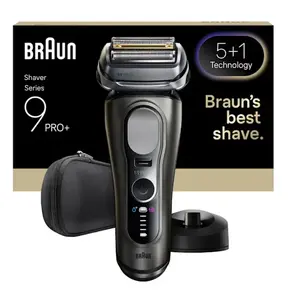 Электробритва Braun Series 9 Pro+ 9615S Черная Серая Нержавеющая сталь