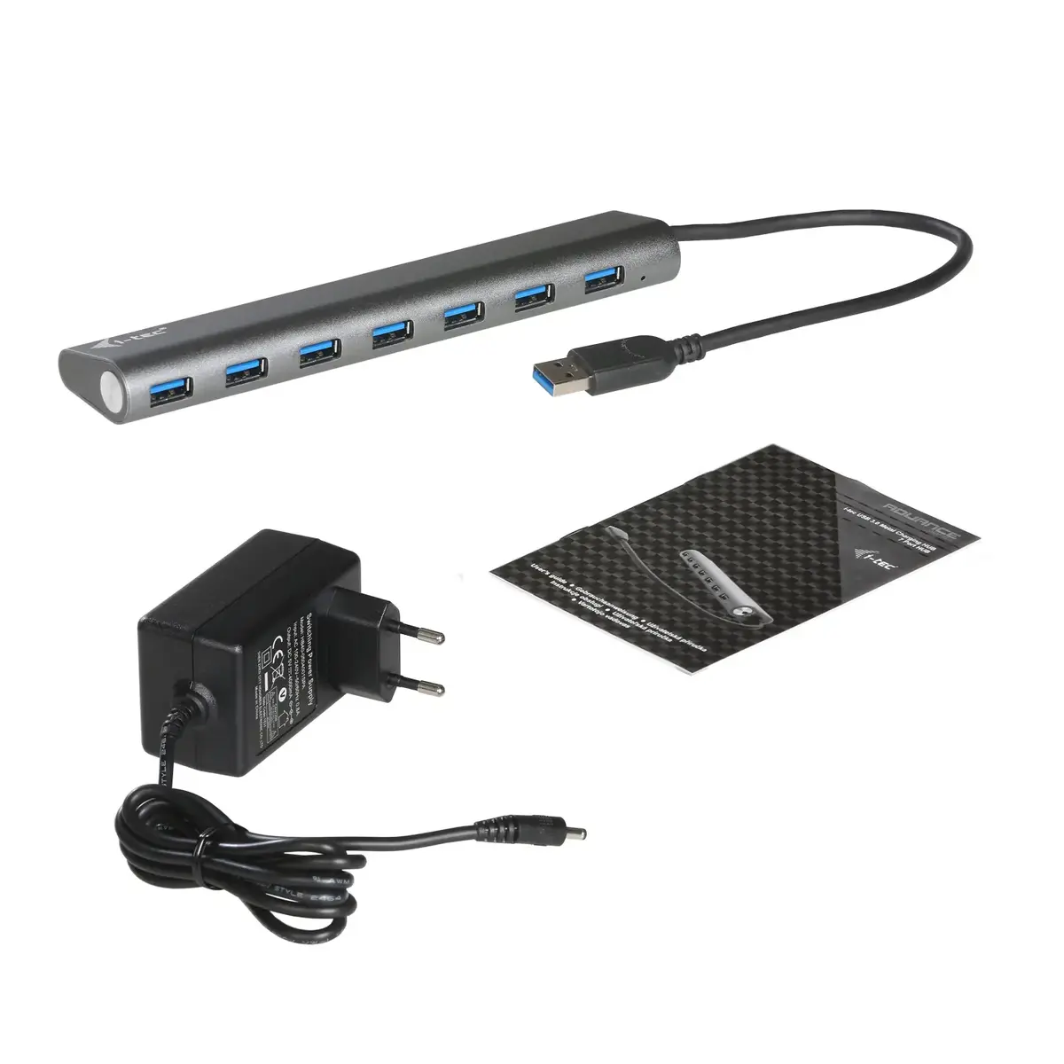 USB Хаб i-tec Metal Superspeed 7-Port USB 3.0 Photo 4