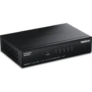 Коммутатор TRENDnet TEG-S351 5-портовый 2.5G Ethernet, 5 портов 2.5G