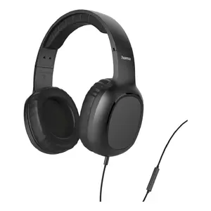 Austiņas Hama 221784 OnEar Stereo KH Fun II vadu melnas 20-20000 Hz
