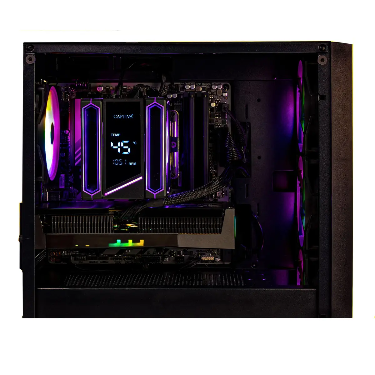 CAPTIVA 95607 dators ar Ryzen 7 5700X un RTX 5070 Photo 4