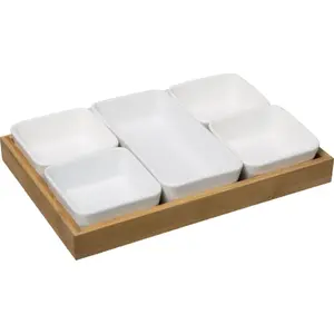 Serving base Secret de Gourmet 173778 — Snack set, 5-piece serving base