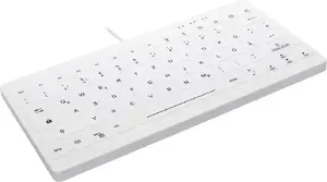 Клавиатура Contour ACTIVE KEY Mini Hygiene Ultraflat белая AK-C4112F-FU1-W/GE