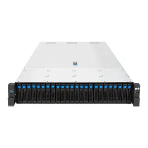 Сервер 2U в стойку ASUS RS720-E12-RS24G, Intel Xeon Scalable, DDR5-SDRAM, 24 отсека для дисков, блок питания 3200 Вт