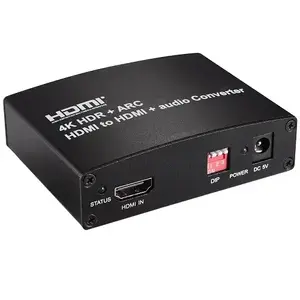 HDMI audio extractor extra digital CA916122, supports 4K 60Hz, separates HDMI audio to optical and analog outputs