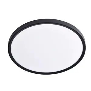LED prožektors OEM VISIONAL VS-FL-32-PIR-IP44/B — 32 W, 3840 lm, PIR kustības sensors, IP44
