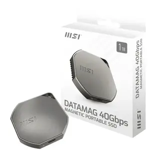External SSD MSI S78-440L3B0-P83 1TB USB Type-C 40 Gbps 4000/3500 MB/s 3D NAND, 5-year warranty