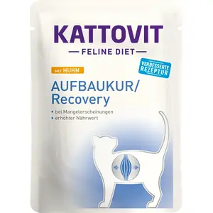 Kattovit 77251 mitrs ēdiens 85 g pieaugušām kaķiem ar vistas garšu