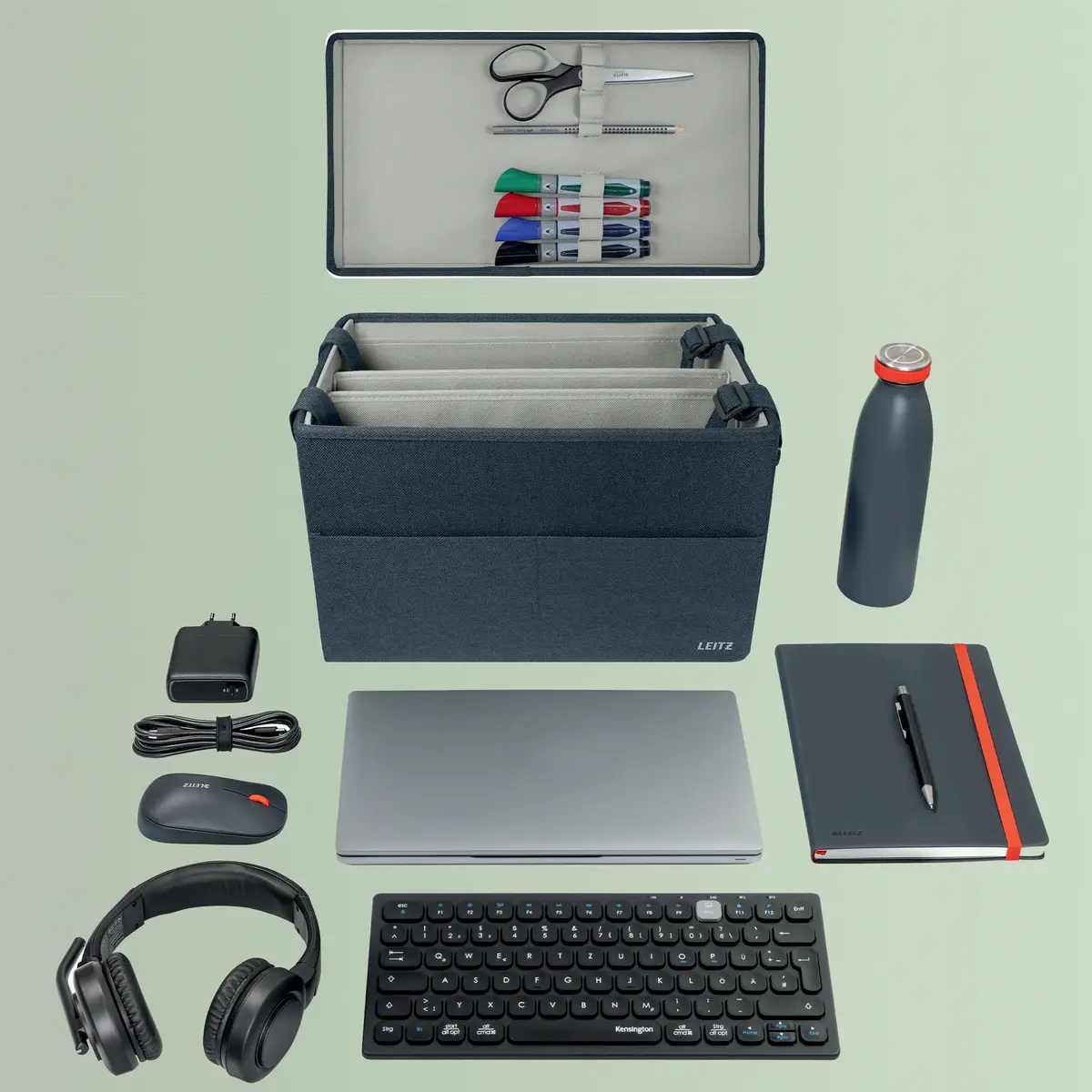 Uzglabāšanas soma Leitz Fabric Compact Hot Desking Work Bag Photo 2
