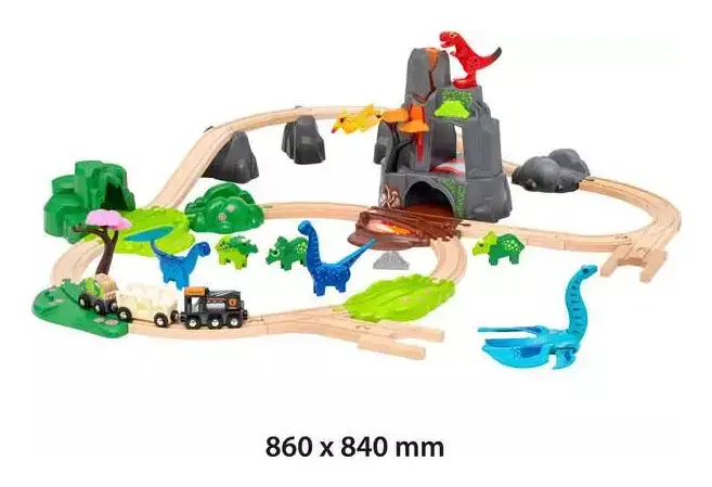 Train & track set BRIO Dinosaur Deluxe-set Photo 3