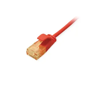 Equip Cat.6A U/UTP Slim Patch Cable 5m Red 10000 Mbit/s