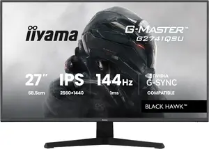 Компьютерный монитор iyama G-MASTER G2741QSU-B1 27 дюймов 2560 x 1440 пикселей QLED Черный 1 мс 16:9 Встроенные динамики USB-хаб VESA