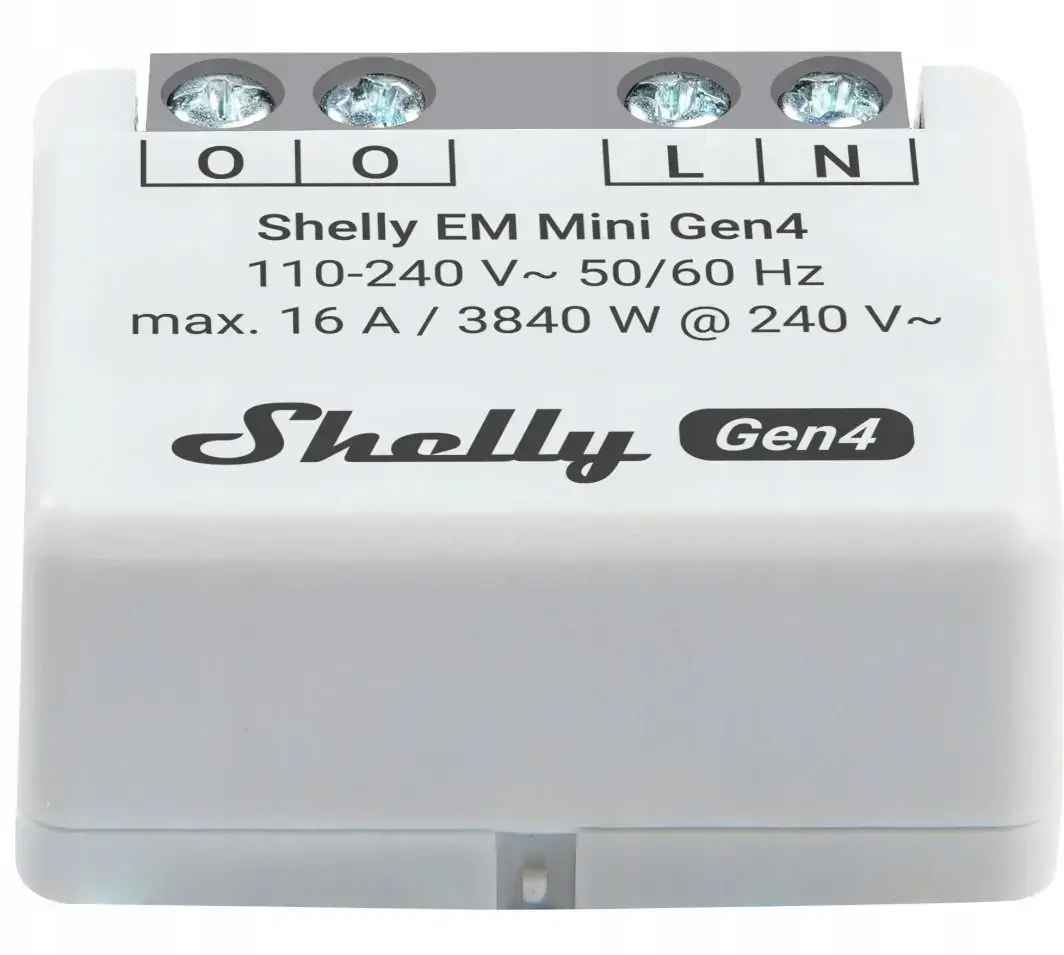 Shelly Relay EM Mini Gen4 1-канал реле 8A Photo 2