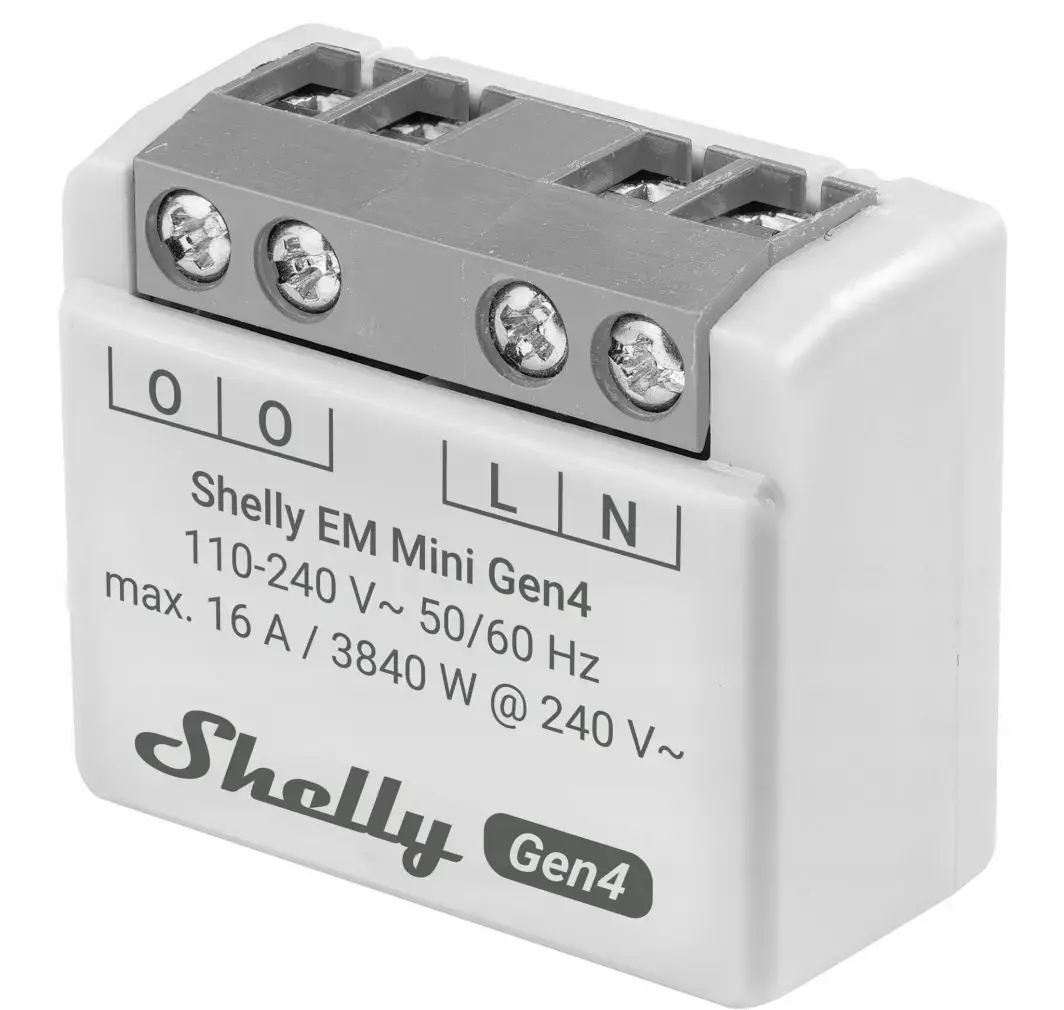 Shelly Relay EM Mini Gen4 1-канал реле 8A Photo 6