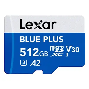 MicroSDXC memory card Lexar BLUE PLUS 512 GB, UHS‑I, Read 170 MB/s, U3/V30