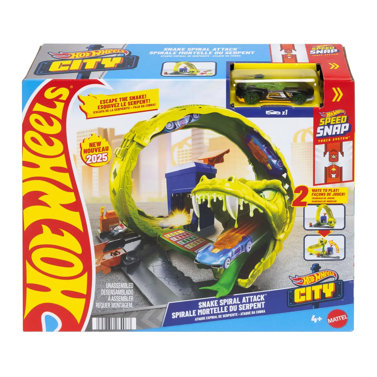 Vehicle & track set Hot Wheels Snake Spiral Attack Photo 6