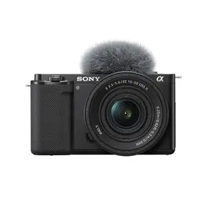 Vlog camera Sony Alpha ZV-E10K with 16-50mm f/3.5-5.6 II Power Zoom kit lens, 24.2 MP, ISO 32000, 2.95" display, Wi‑Fi