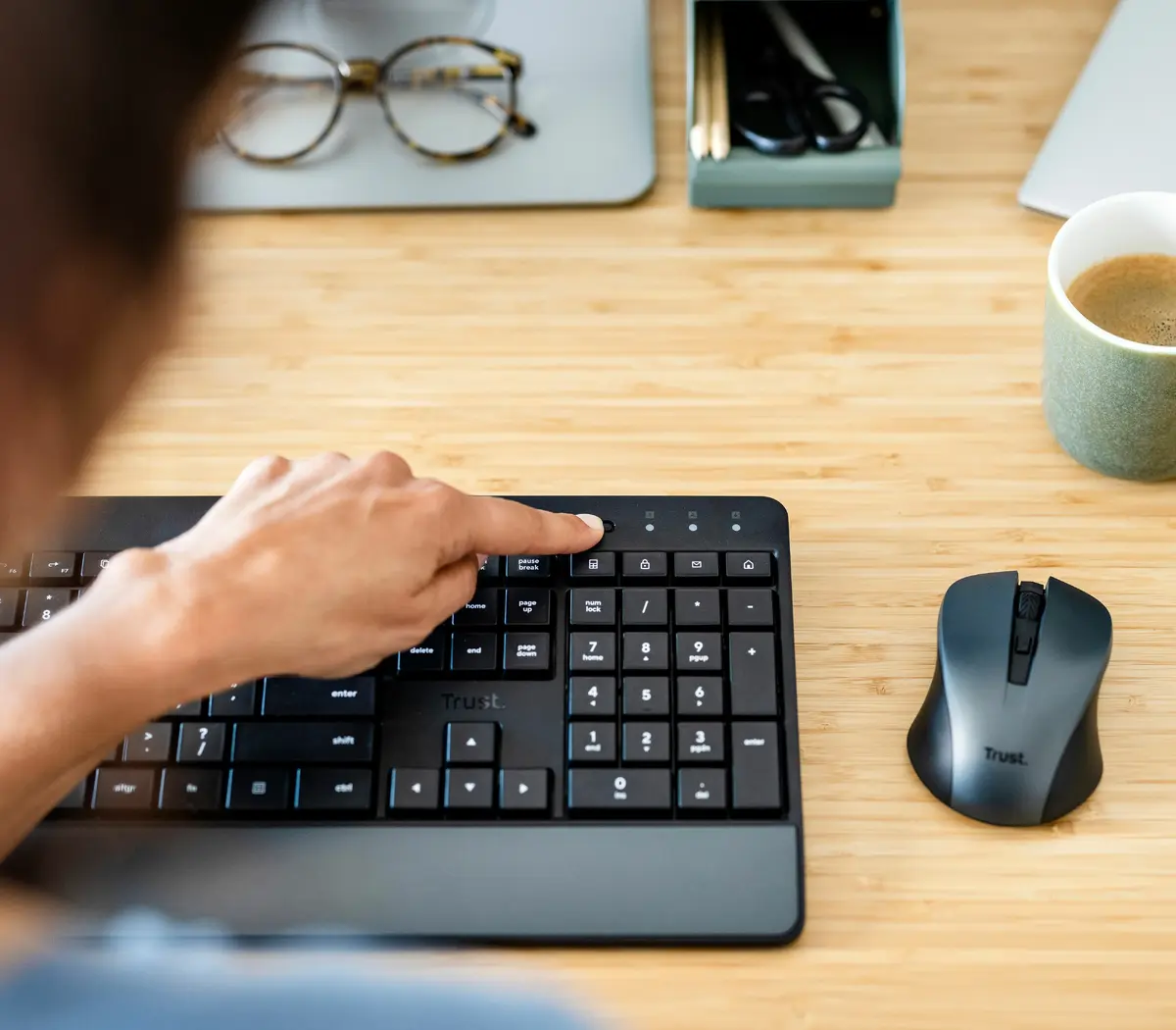 Trust Trezo Tastatūra Pele iekļauta Photo 8