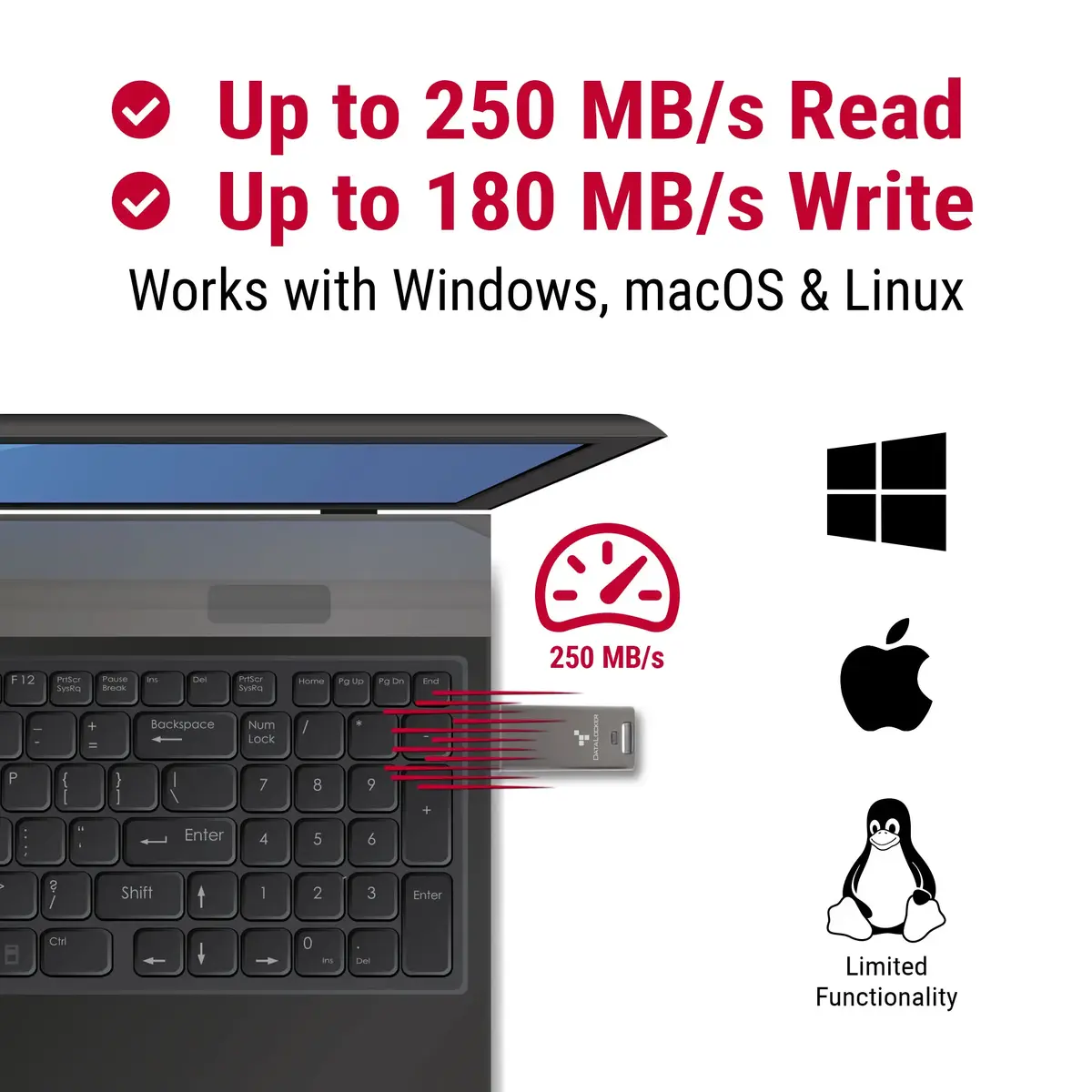 DataLocker DL GO 16GB USB-A флеш-накопитель Photo 15