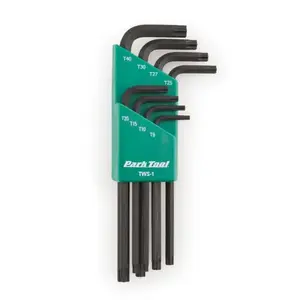 L-torx atslēga Park Tool TWS-1 T10 T15 T20 T25 T27 T30 T40 T9
