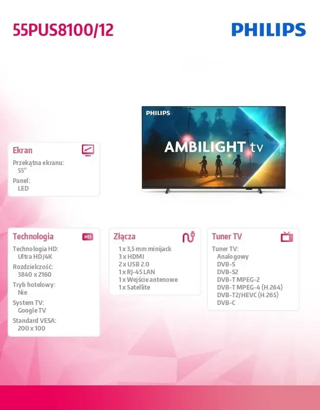 Philips 55PUS8100/12 55" LED-телевизор Photo 5