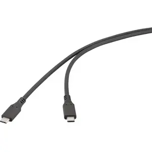USB cable Renkforce USB4 USB-C connector, 2 m, black