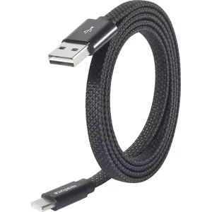 USB cable Renkforce RF-6872046 — USB 2.0, USB-A to USB-C, Black, data and charging