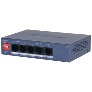 Pārslēdzējs DAHUA DH-CS4005-4ET1GT-36 L2 PoE 4 porti 40W