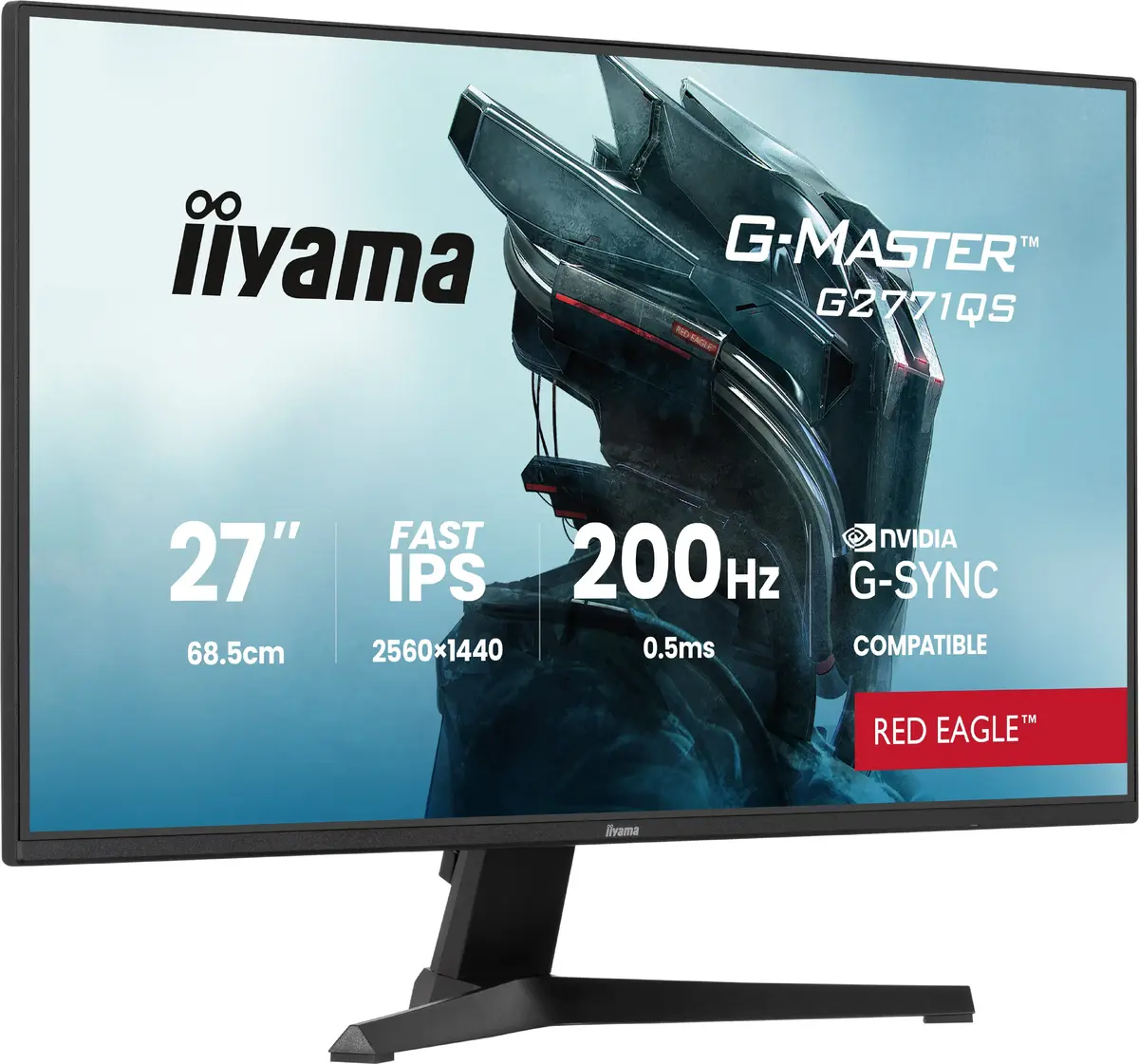 IIYAMA G-MASTER G2771QS-B1 27" WQHD игровой монитор Photo 3