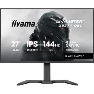 Monitors IIYAMA G-MASTER GB2741QSU 27" IPS 2560x1440 144Hz 1 ms MPRT FreeSync, 350 cd/m², 1500:1