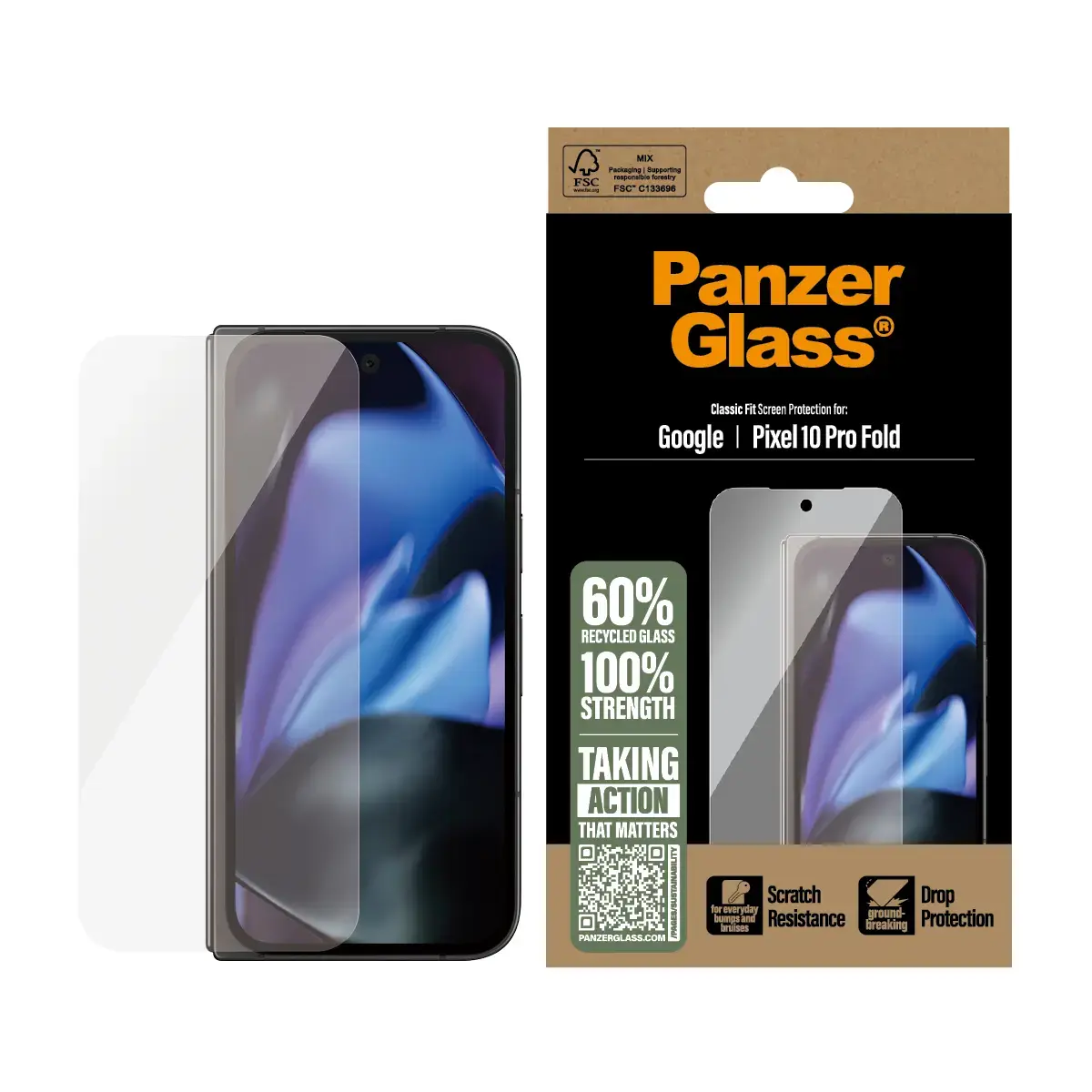Защитное стекло PanzerGlass Google Pixel 10 Pro Fold 5G Photo 2